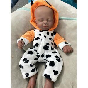 🆕 Full Body Platinum Silicone Baby Dolls Newborn Adam-Tan Reborn Baby Boy